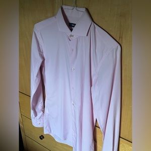 Pink Hugo Boss dress shirt